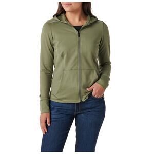 5.11 Tactical Selma Full Zip Hoodie Jacket Army Green Women’s Size Small EUC